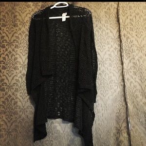 Black cardigan